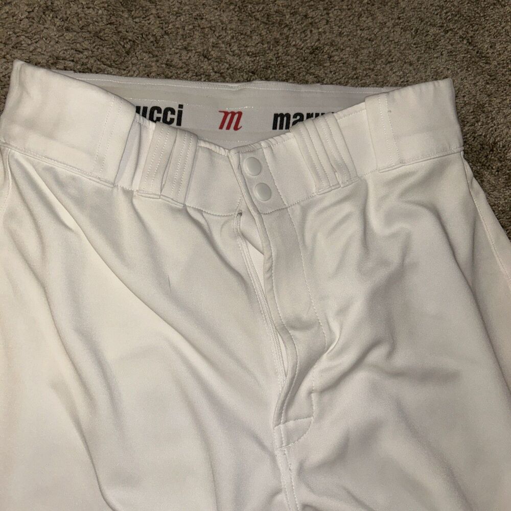 Marucci White Baseball Pants Men Size Medium